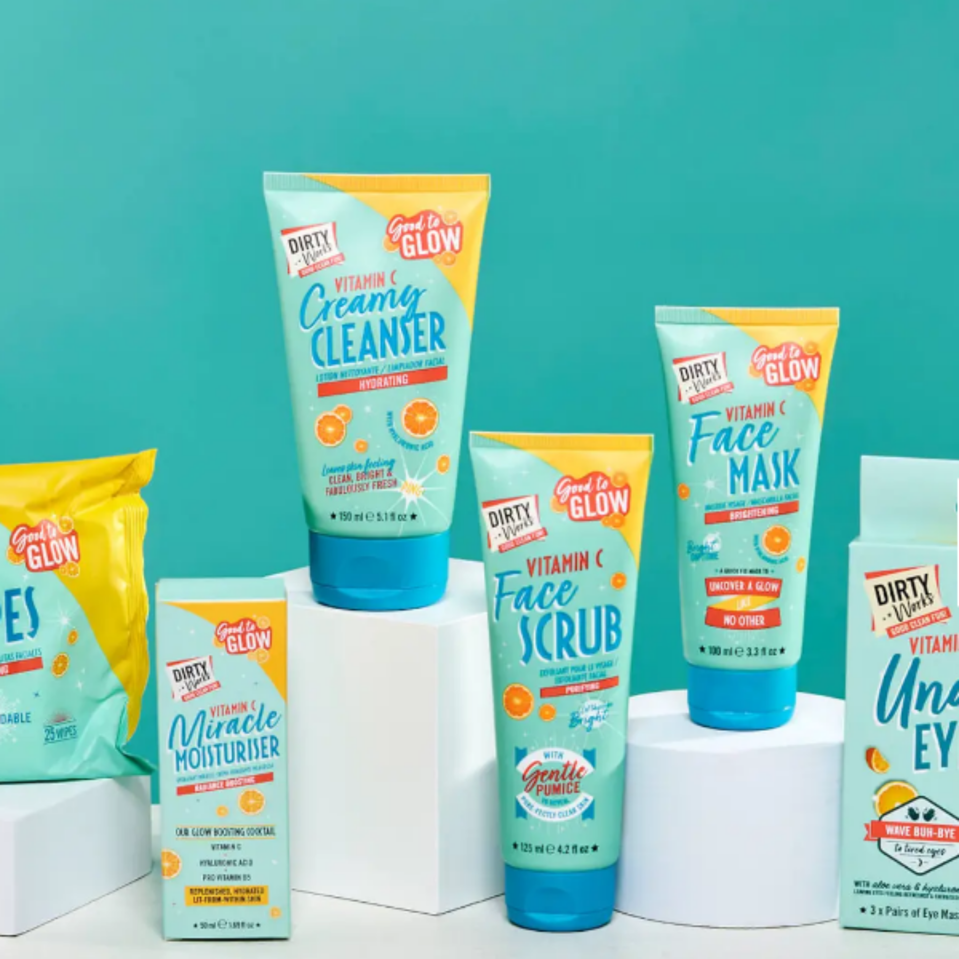 Dirty Works Good to Glow New Skincare Regime